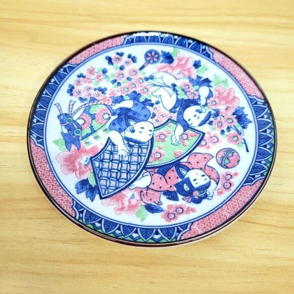 Vintage Japanese Mitsukoshi Handpainted Asian Plate - Picture 4 of 16